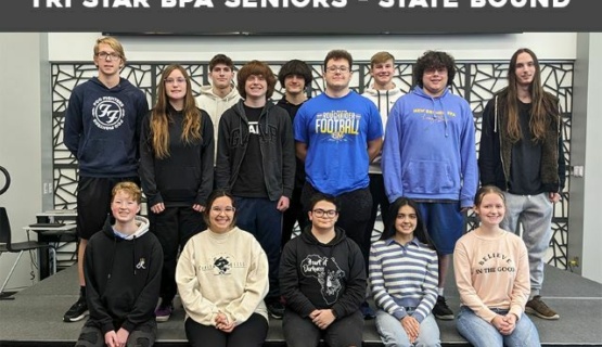 Senior IT/Cybersecurity and Interactive Media students who qualified to compete at the State BPA Competition. 